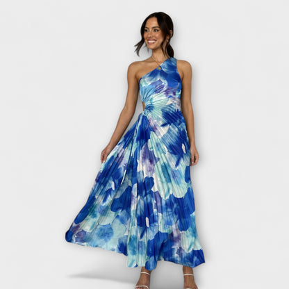 Elegant Cut Out Long Evening Dress for Women