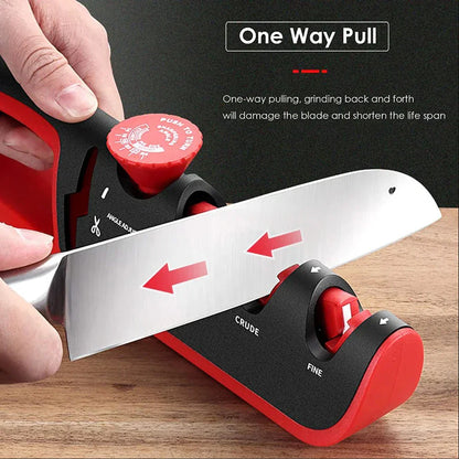 4-in-1 Professional Knife Sharpener (Buy 1 Get 1 Free) - EdgeSharp-Red-Nora Luxe