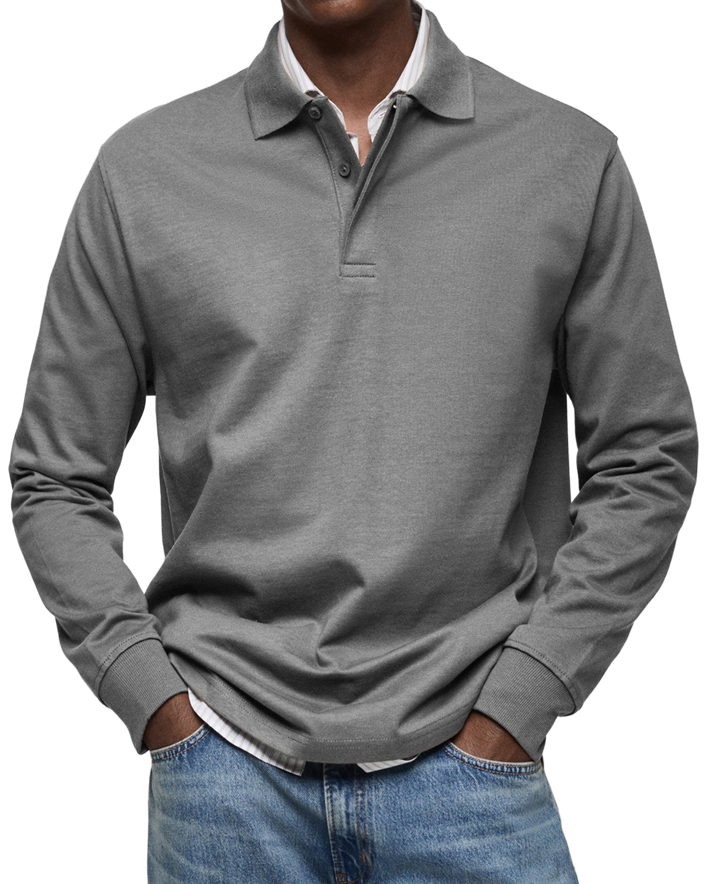 Classic Fit Men's Polo Shirt with Collar