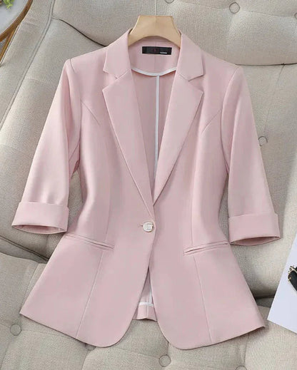 Stylish Women's Tailored Blazer Jacket - Olytrend