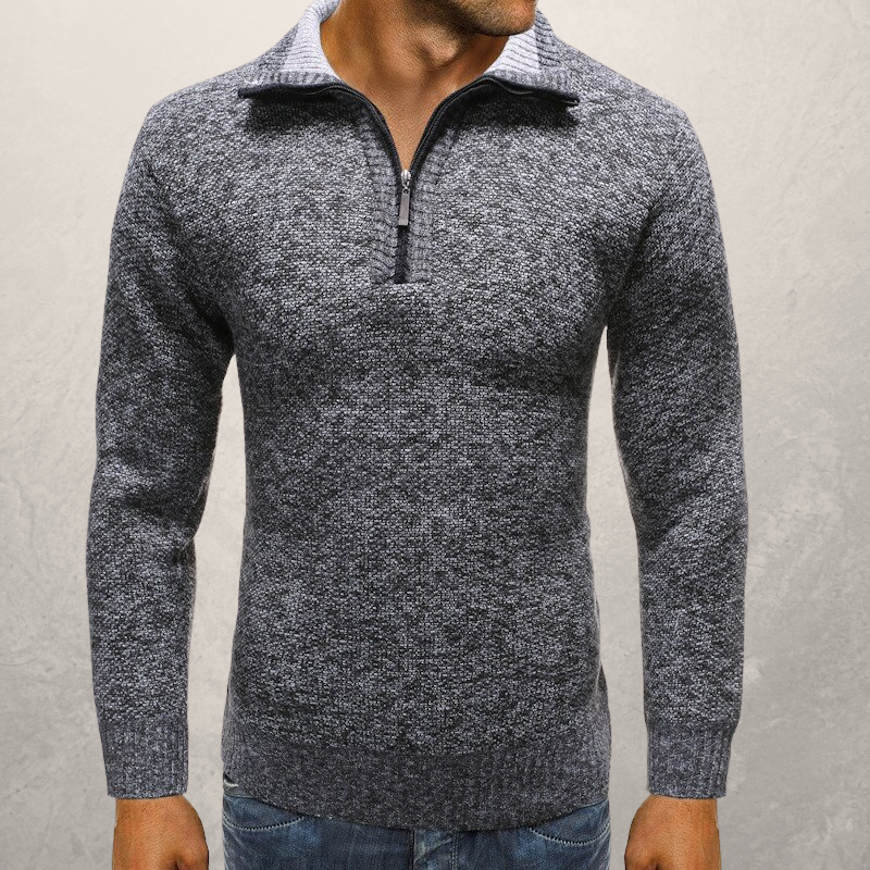 Men's Slim Fit Crew Neck Knit Sweater
