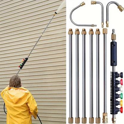 Heavy Duty 4000PSI Extendable Pressure Washer Wand Kit - Olytrend