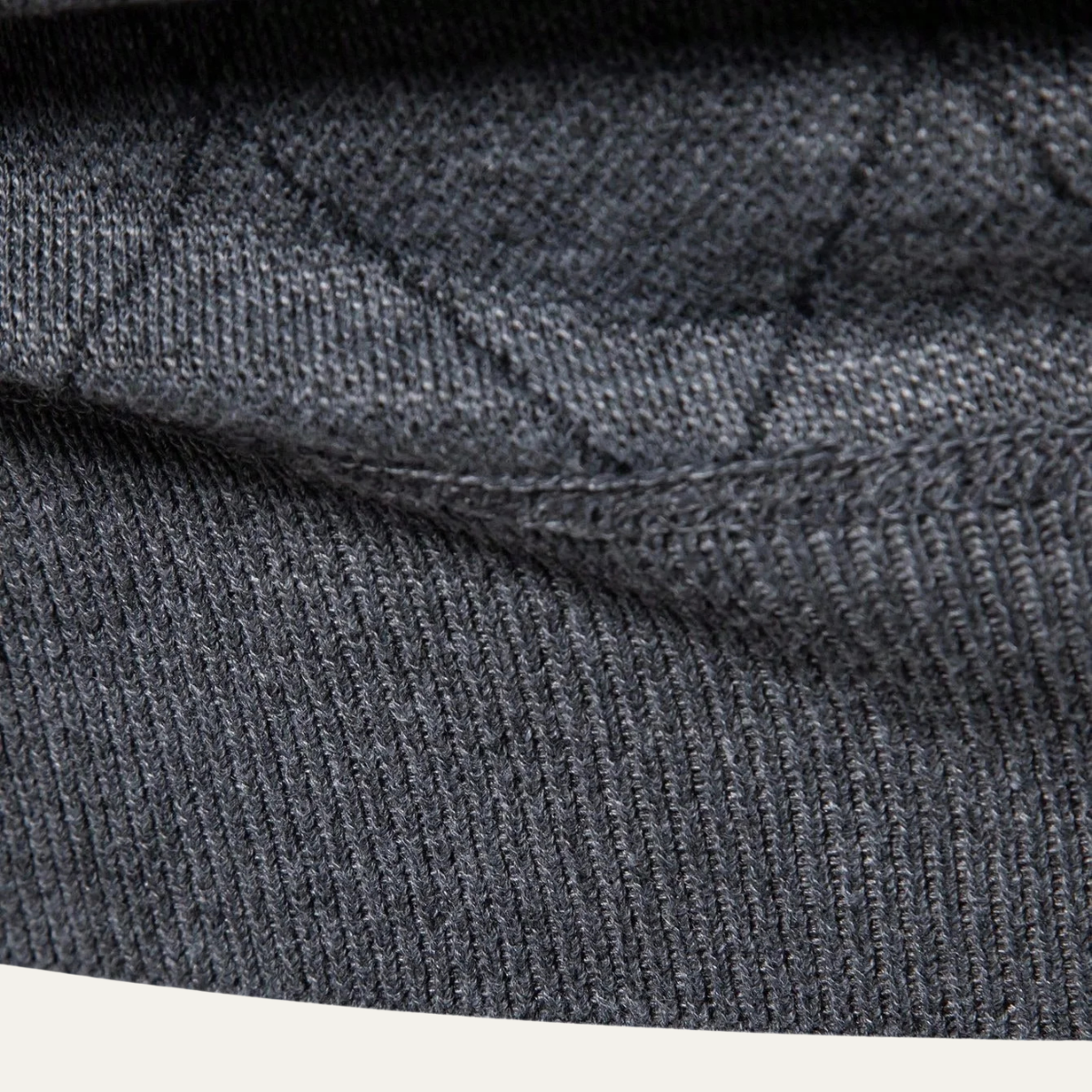 Relaxed Fit Mens Knitted Crew Neck Sweater