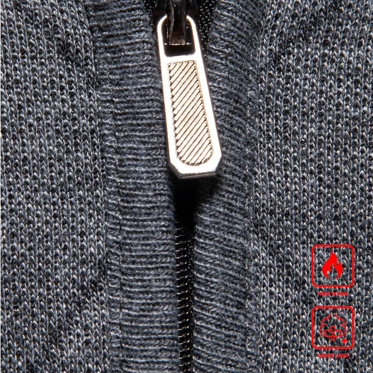 Relaxed Fit Mens Knitted Crew Neck Sweater
