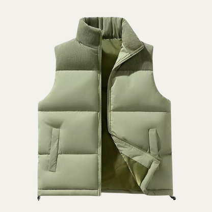 Warm Men's Quilted Puffer Vest