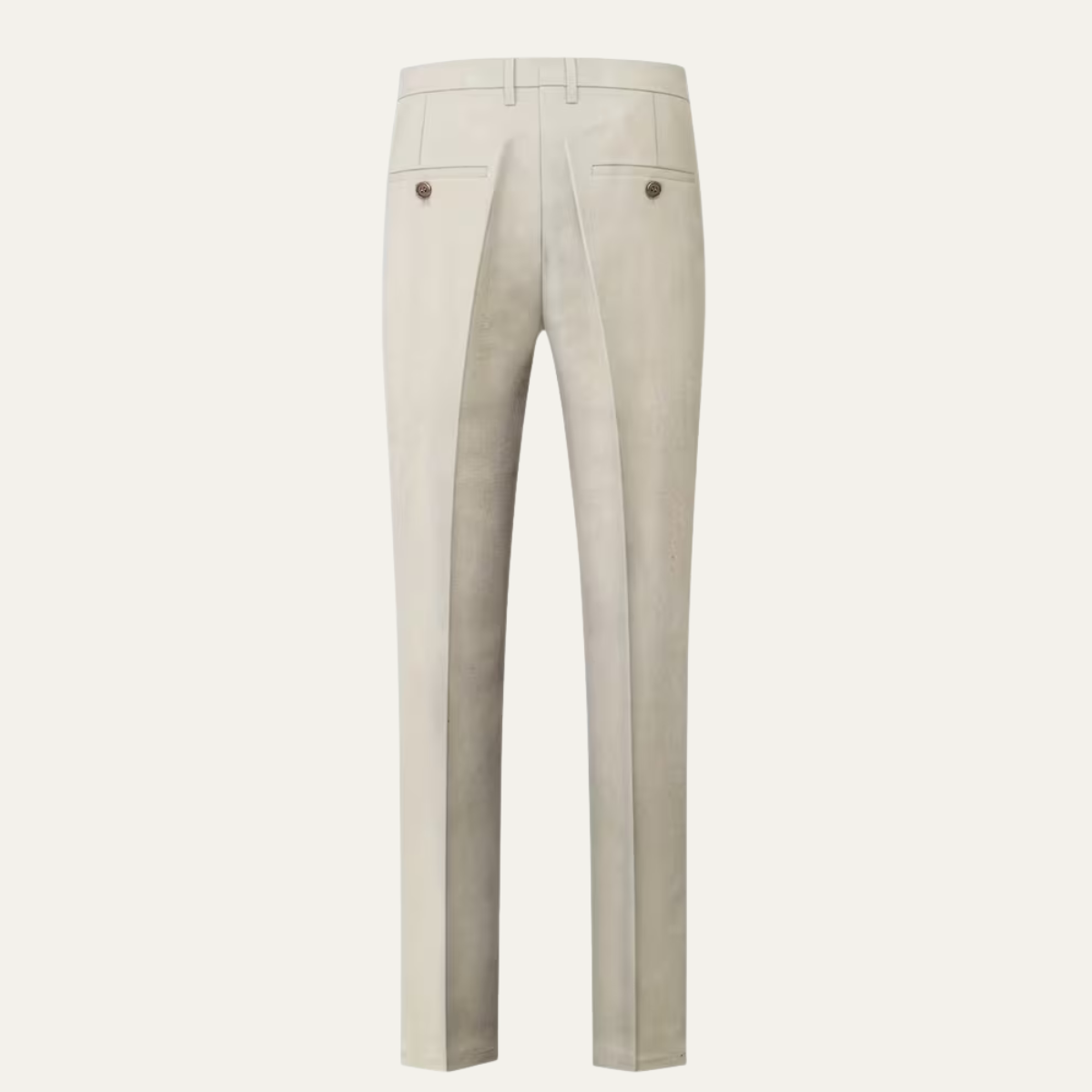 Relaxed Fit Linen Dress Pants for Men