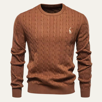 Timeless Mens Cotton Crew Neck Sweater