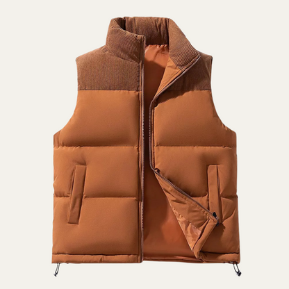 Warm Men's Quilted Puffer Vest