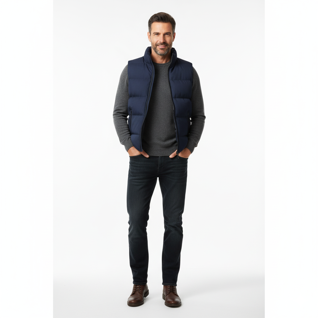 Waterproof Padded Mens Vest Jacket - Nocini