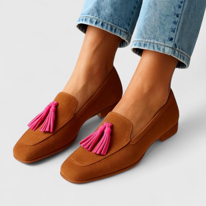 Luxurious Green Slip On Loafers - Olytrend