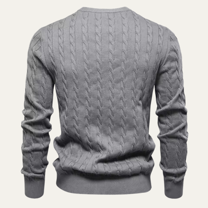 Traditional Mens Knit Crew Neck Sweater