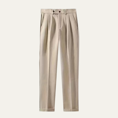 Classic Fit Men's Straight Leg Formal Dress Pants - Nocini