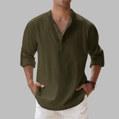 Casual Breathable Linen Casual Shirt