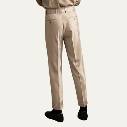 Classic Fit Men's Straight Leg Formal Dress Pants