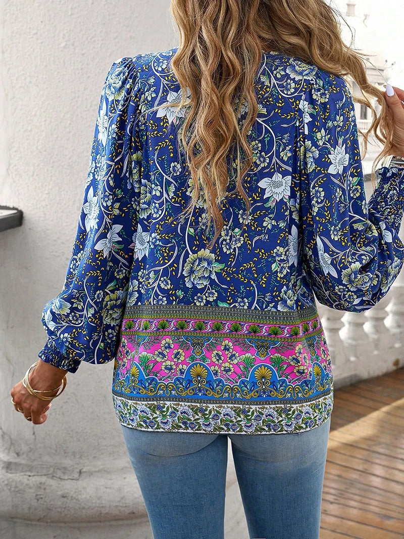 Pretty Floral Women's Blouse