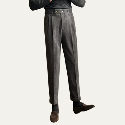 Classic Fit Men's Straight Leg Formal Dress Pants