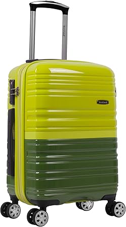 Compact Pink Hardside Carry-On with Dual Spinner Wheels
