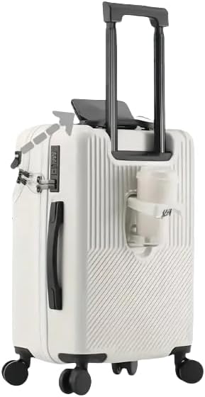 Durable Travel Carry-On with USB Charger & Lock - Pexav