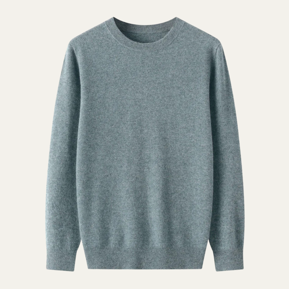 Classic Mens Warm Merino Wool Crew Neck Sweater
