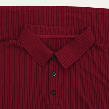 Classic Fit Men's Textured Polo Shirt