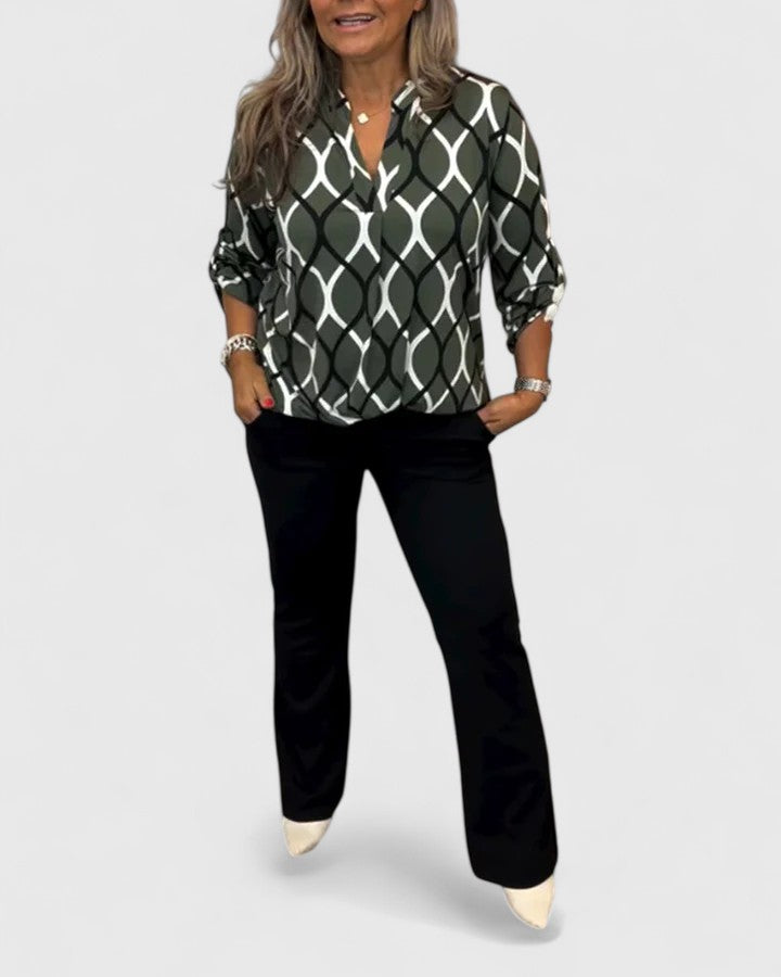 Chic Women's Floral Blouse