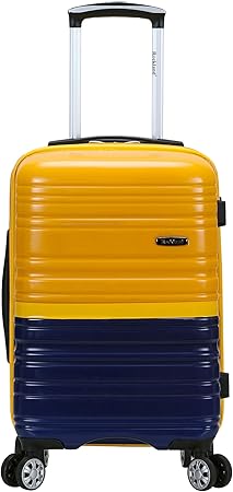 Compact Pink Hardside Carry-On with Dual Spinner Wheels