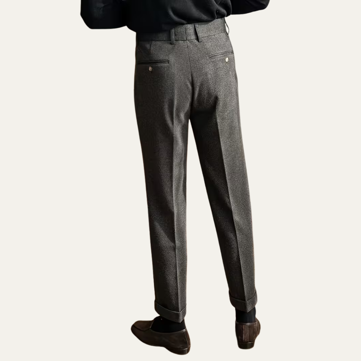 Classic Fit Men's Straight Leg Formal Dress Pants