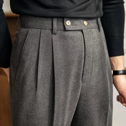 Classic Fit Men's Straight Leg Formal Dress Pants