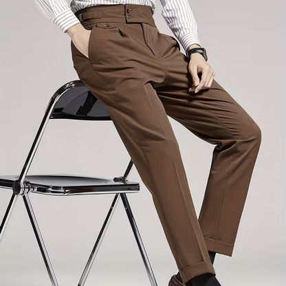 Relaxed Fit Men's Chino Dress Pants