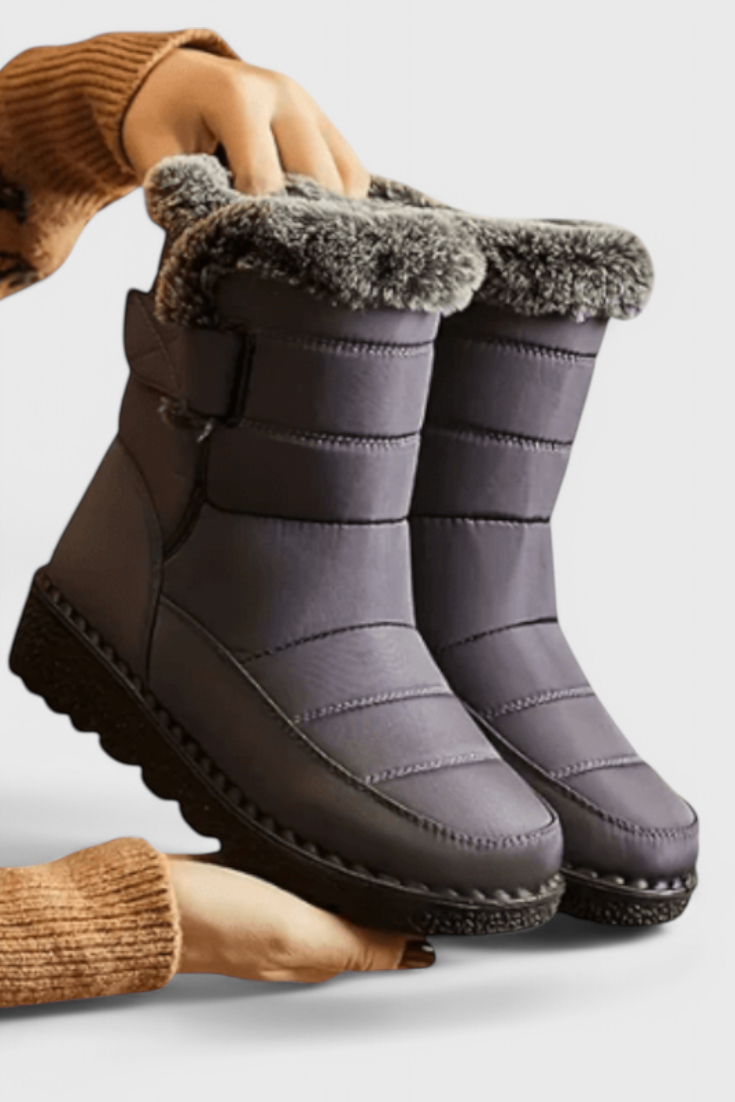 Waterproof Hiking Boots with Grippy Outsole