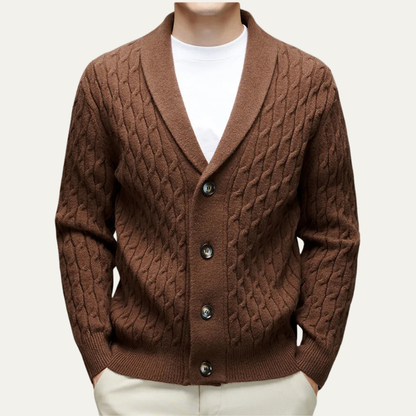 Stylish Men's Knit V Neck Sweater