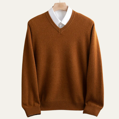 Comfortable Mens Merino Wool Crew Neck Sweater