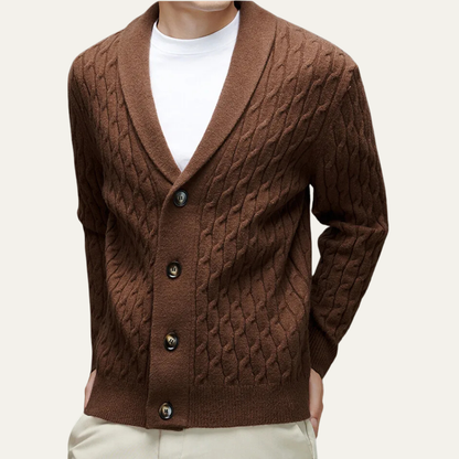 Stylish Men's Knit V Neck Sweater