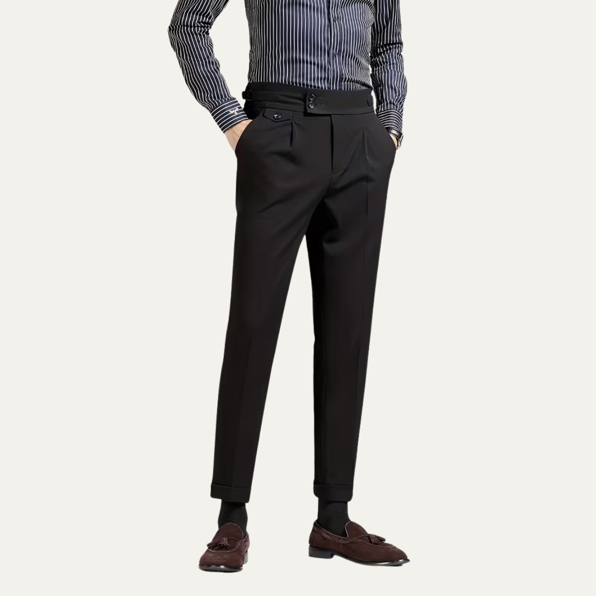 Relaxed Fit Men's Chino Dress Pants