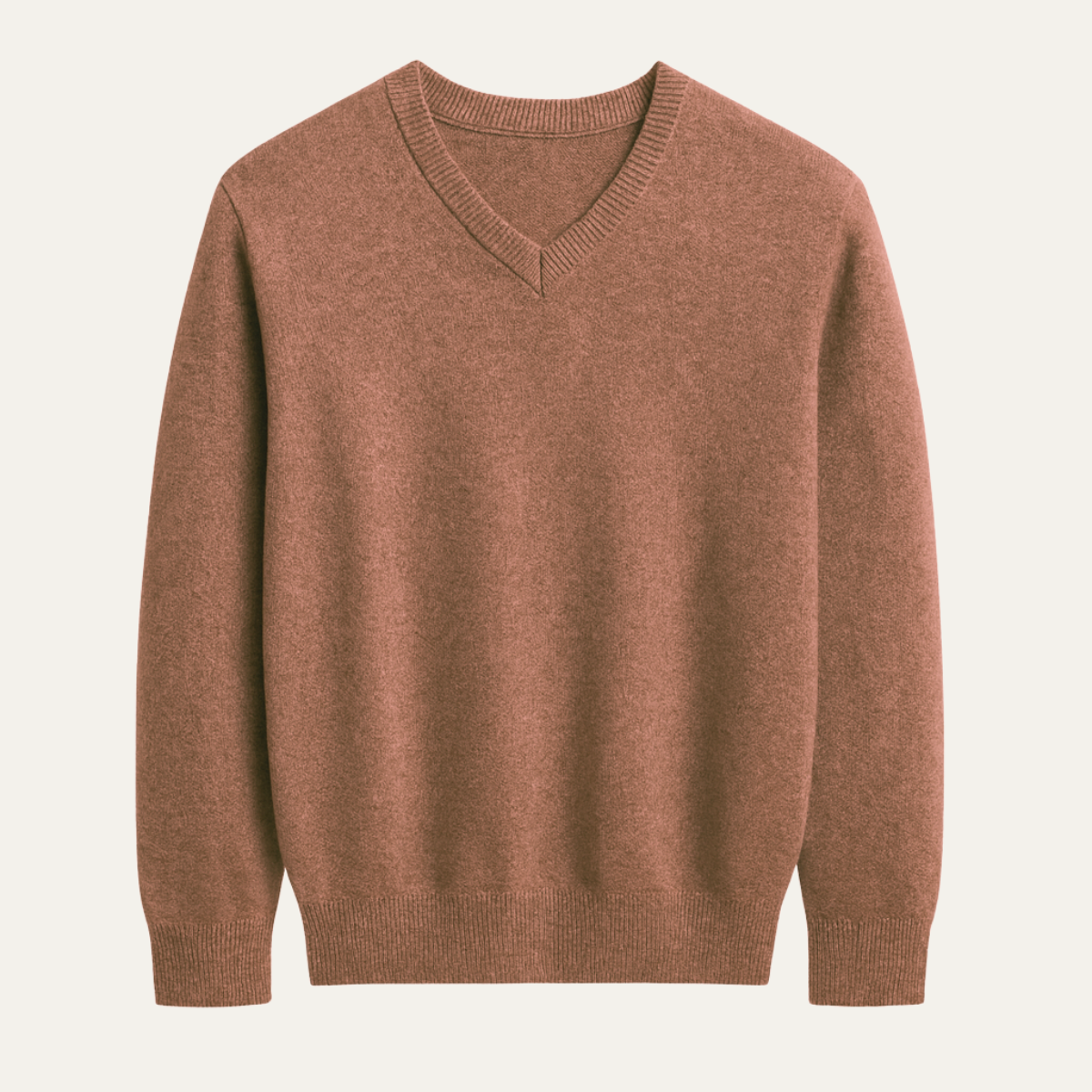Comfortable Mens Merino Wool Crew Neck Sweater - Nocini