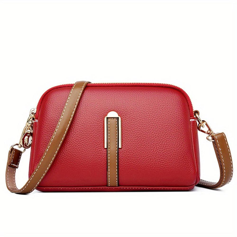 Stylish Faux Leather Small Shoulder Bag