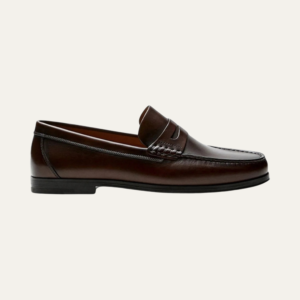 Timeless Mens Genuine Leather Slip On Shoes