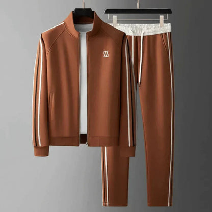Relaxed Fit Men's Athletic Tracksuit Set