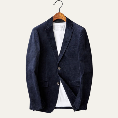 Men's Slim Fit Corduroy Casual Blazer Jacket