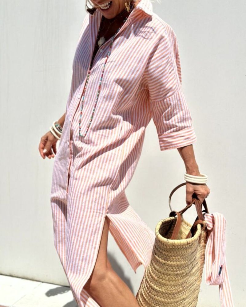 Classic Stripe Shift Dress