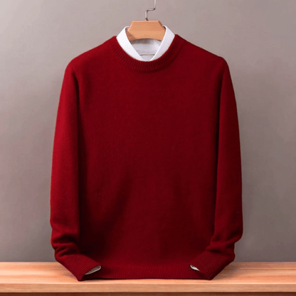 Men's Large Soft Wool Pullover Sweater