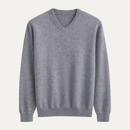 Classic Men's Soft Merino Wool Crew Neck Sweater - Nocini