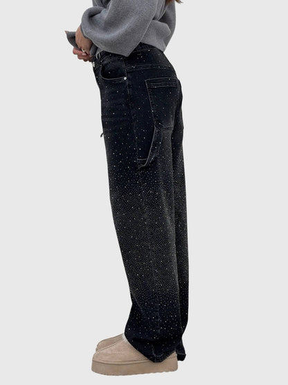 Elegant Polka Dot Women's Dress Pants