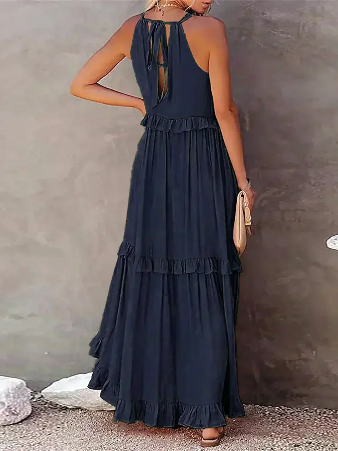 Chic Ruffle Strapless Summer Dress