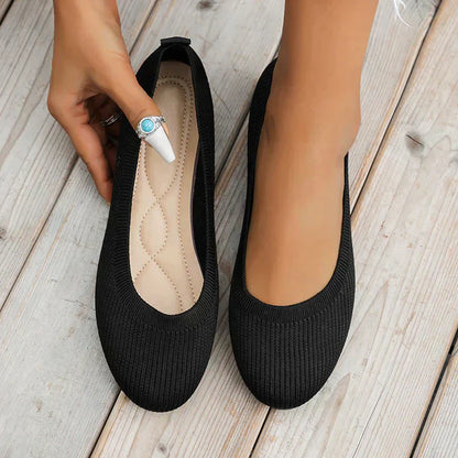 Soft Women's Cozy Slip On Ballet Shoes - Nocini