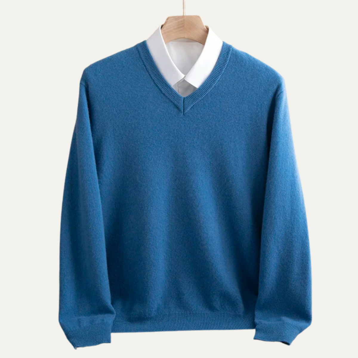 Classic Men's Soft Merino Wool Crew Neck Sweater
