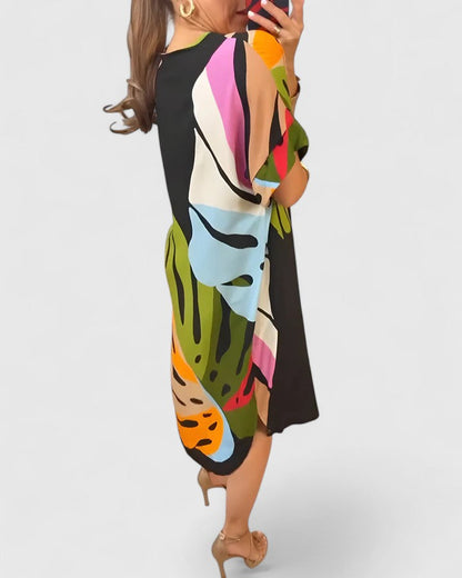 Elegant All Occasion Floral Dress