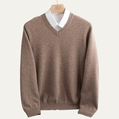 Classic Men's Soft Merino Wool Crew Neck Sweater