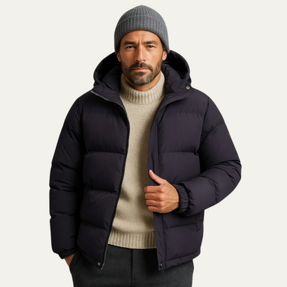 Warm Waterproof Men's Puffer Down Jacket Coat