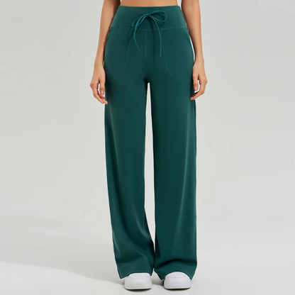 Comfortable Elastic Waist Active Pants